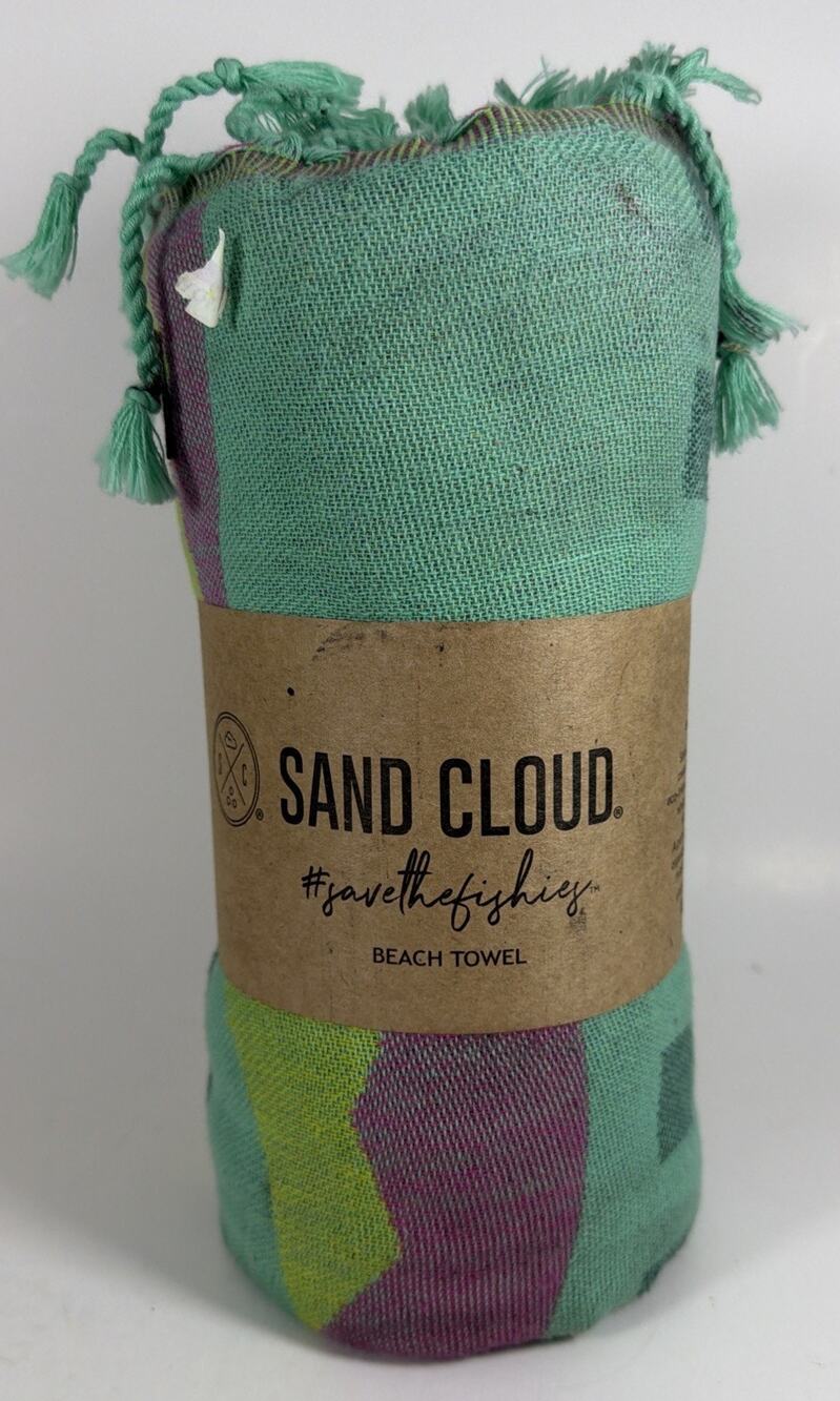 Sand Cloud Kaleidoscope Beach Towel 37”x67” Regular - Stained - Read - New